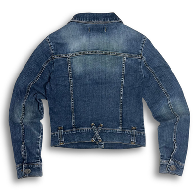 Rare Dolce & Gabbana D&G Women's Denim Jacket M Italy Crystal Logo