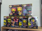 Funko Pop! Stranger Things Black Light Set - Lot of 6