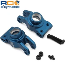 Exotek Team Associated Mt10/Pro4 Sc10 Hd Aluminum Rear Hubs (Blue) (2) EXO2269