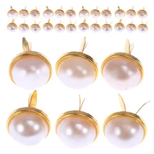  120 Pcs Small Brads for Paper Crafting Fasteners Crafts Buttons DIY