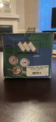 #ad #ad Weldmark by Victor Pressure Regulator TPR250 500 580 WM $120.00