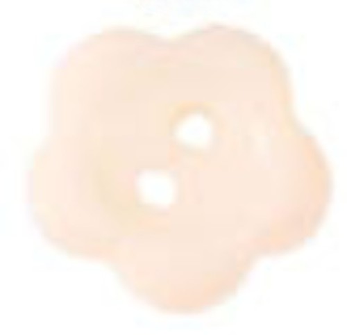 1pc Flower Button Resin, used, beige