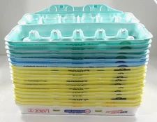 Lot of 18 Empty Egg Cartons Styrofoam USED Each Holds One Dozen (12) Eggs Clean