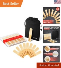 Alto Sax Reeds 2.5   10 Pack for Beginners  Students, Easy Blowing Practice ...