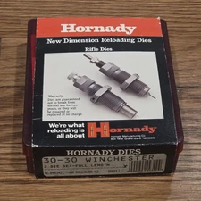 Hornady 30-30 Win FULL LENGTH DIE SET 30/30 WINCHESTER FL DIES RELOADING