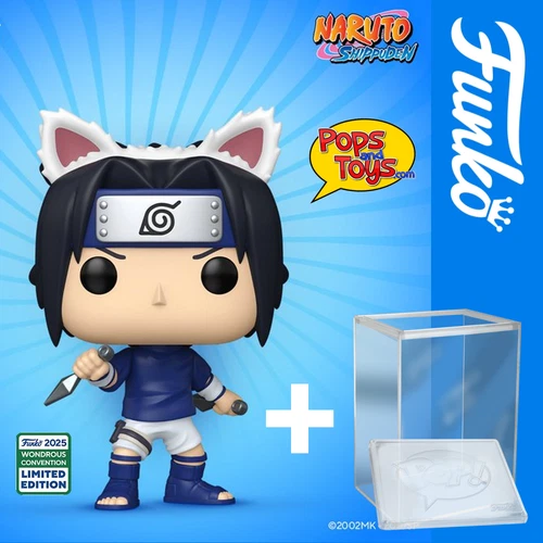 Sasuke Uchiha # 1940 Funko Pop! Naruto WonderCon 2025 Exclusive SHARED Sticker