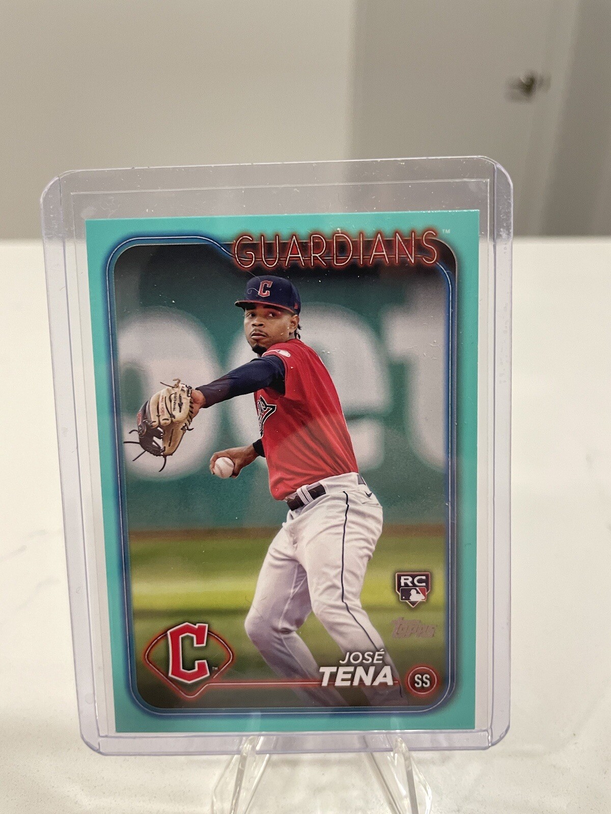 2024 Topps Series 2 Jose Tena Fanatics Aqua Parallel #678 Rookie RC