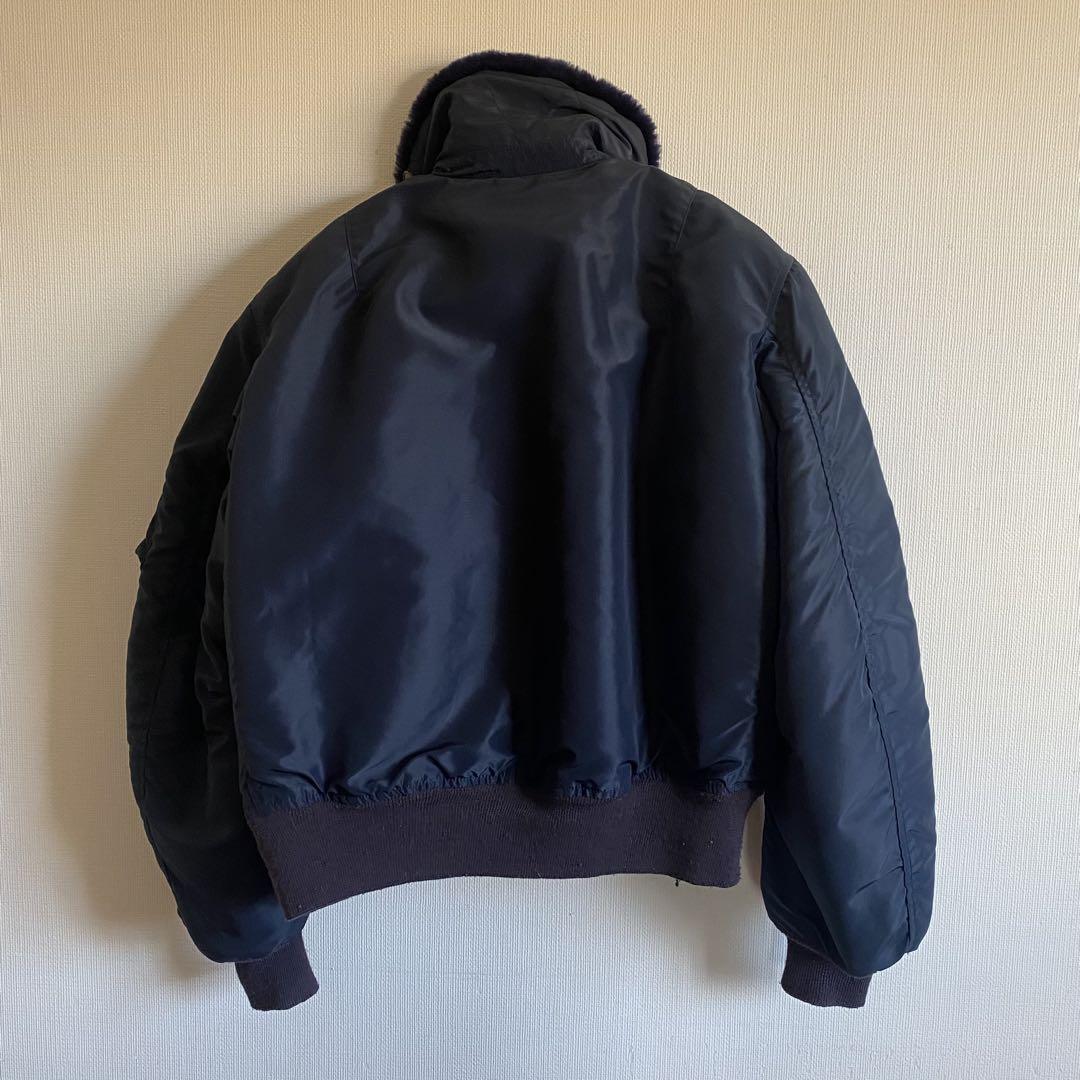 Buzz Rickson's B-15C Jacket Navy Nylon Size 36 Used From