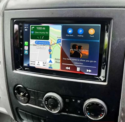 PODOFO Radio de coche para Mercedes Sprinter 2006-2017 Android 15 GPS Navi WIFI Apple CarPlay