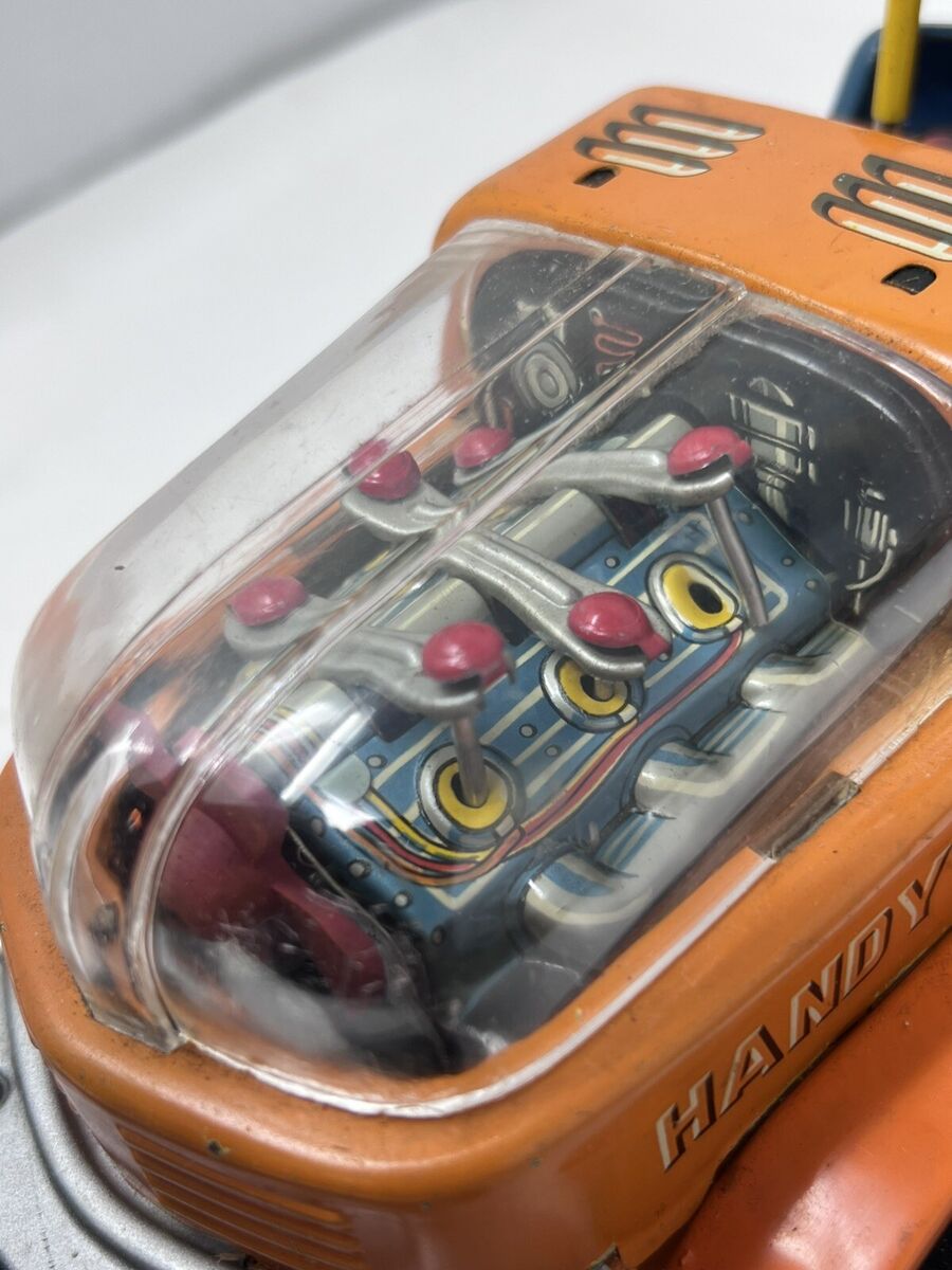 Vintage NOMURA Japan Tin Litho Toy Handy Hank Bulldozer Vintage NOMURA Japan Tin Litho Toy Handy Hank Bulldozer