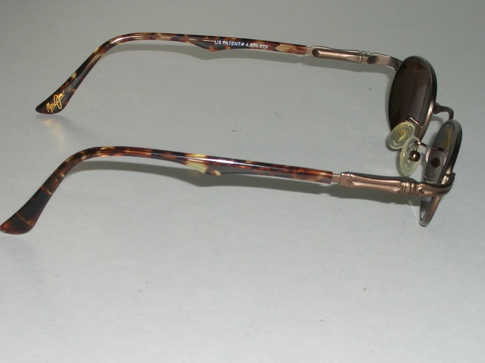 MAUI JIM MJ-143-01 ELEGANTES BISAGRAS FLEXIBLES OVALADAS PRESCRIPCIÓN SOLO MARCOS ANTEOJOS Foto 4 de 4