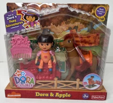 Nick Jr Dora the Explorer & Apple - Pony Adventures Series 2007 - Retired - NEW