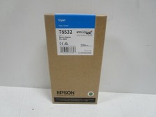 05/2019 GENUINE EPSON T6532 CYAN ULTRACHROME HDR INK STYLUS PRO 4900 NEW