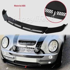 For Mini Cooper R53 R55 R56 R58 Front Bumper Lip Body Kit Spoiler Splitter Gloss