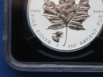 初！激レア！【暗闇で光る…】2017年 カナダ 銀貨 最高鑑定 NGC PF70 CANADA - 2017 Silver Maple Leaf with Cougar Privy Mark (NGC PF70