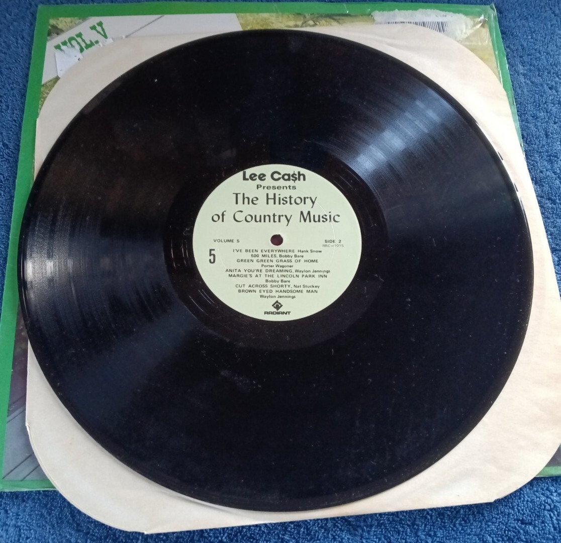 The History of Country Music Vol. V LP Various Artists Radiant Shrink ...
