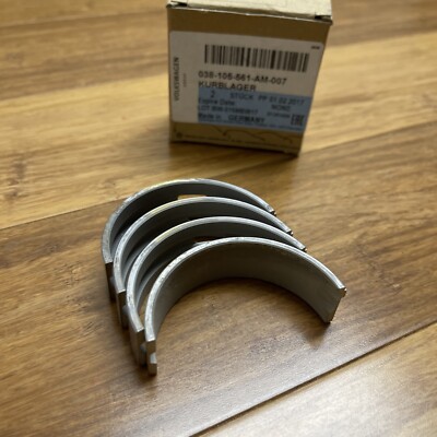 2004-2014 Pack of 4 Volkswagen Jetta Genuine Lower Crankshaft Main Bearing