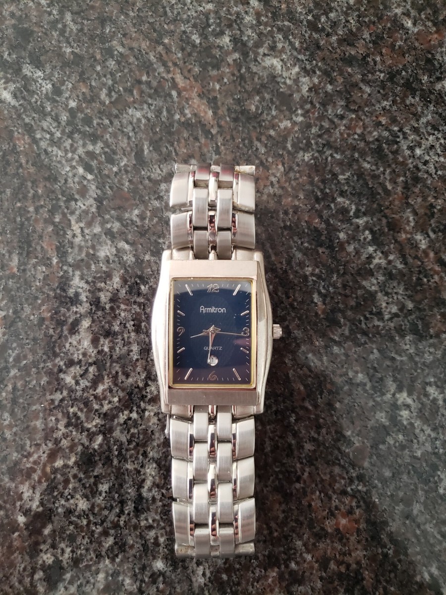 Vintage Armiltron Quartz Watch 20/1321-3 Stainless Steel  display picture 2