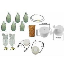 5 Litre Demijohn/Carboy With Swing Top Or Accessories For Brewing Wine etc