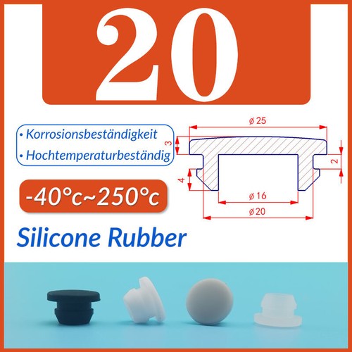 2.5mm-60.6mm Silicone Rubber Grommet Plug Bungs Cable Wiring Protect Bushes - Picture 38 of 63