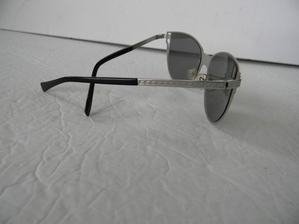 VERSACE WM\'S SILVER SUNGLASSES W/CASE AND BOX VERSACE WM main image 4