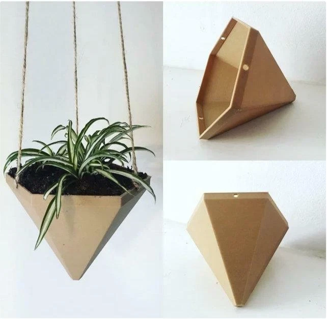 Maceta colgante | Colgador de plantas de aire | Soporte para plantas de aire | Macetas únicas |  Foto 2 de 2