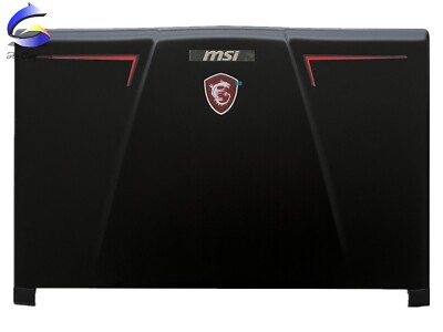 Cover Posteriore LCD + Lunetta Per MSI GP73 &ndash; 17,3 Pollici, Compatibile MS-17C5/MS-17C6, Nero