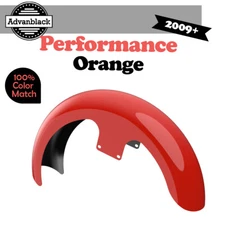 Performance Orange 21" Reveal Wrapper Hugger Front Fender Fits for Harley 2009+