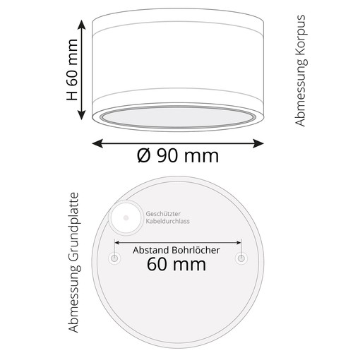 4 Stück CELI-WX Aufbau Spot IP44 anthrazit flach Smart WiFi RGB LED GX53 230V - Afbeelding 9 van 9