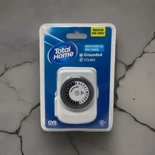 Mechanical Pin Timer Total Home Indoor Grounded 24 Hours Mechanical Pin Timer