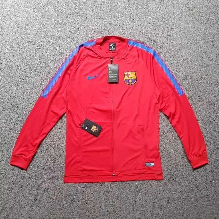 Men s Nike FC Barcelona Dry Squad Jacket Red 854341 660 size LARGE