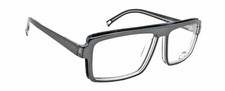 New Authentic Eye'DC V843 004 90s France Vintage Gray Plastic Eyeglasses Frame