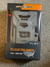 Spypoint Flex GPS 4G Multi Network HD Infrared IR Cellular LTE Trail Camera 33mp