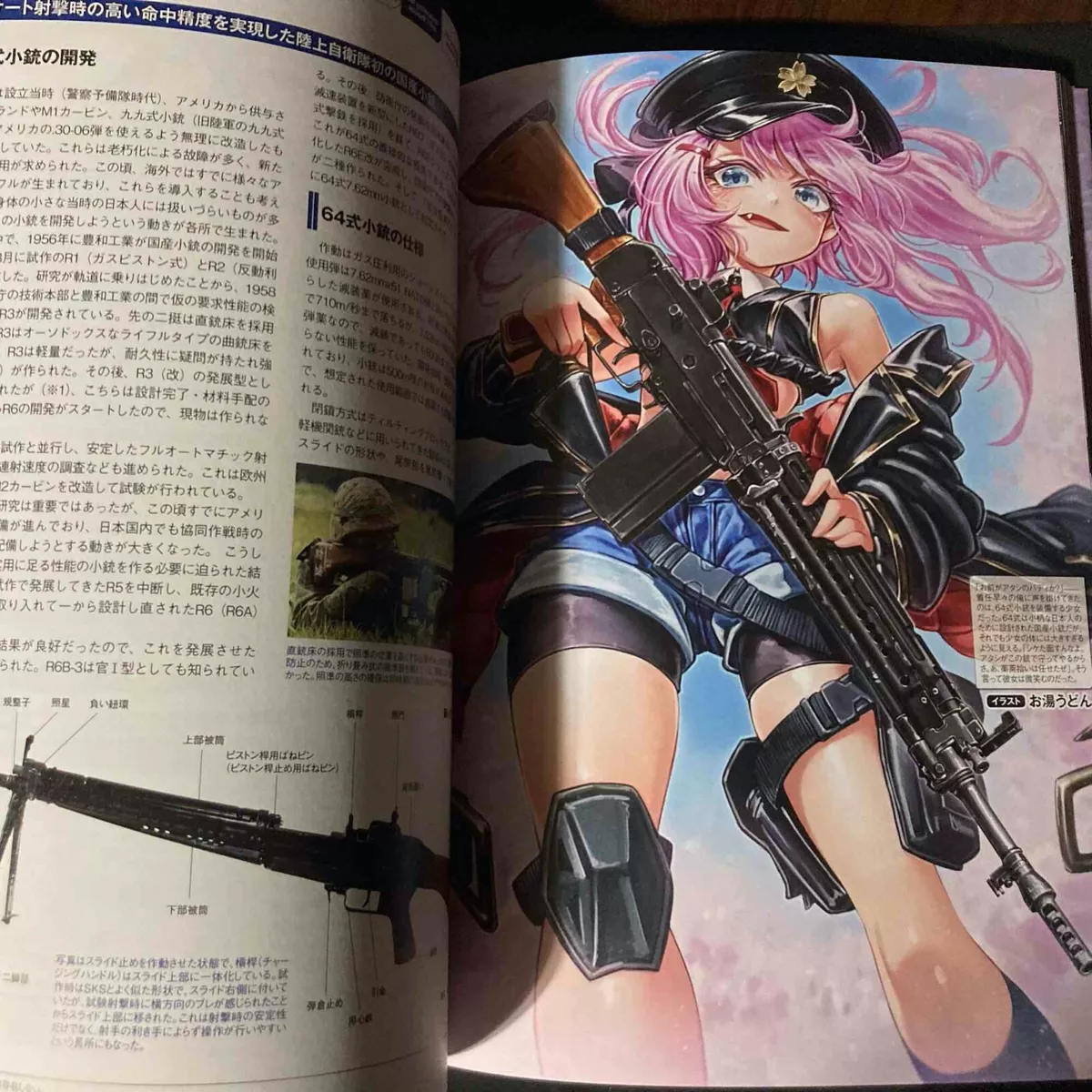 Gun and Girl Illustrated Assault Battle Rifle of the World Manga