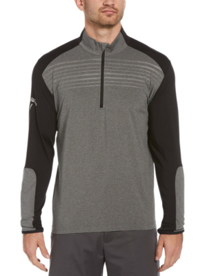 Veste Callaway X Series Homme – Noir Taille L – 1/2 Zip Coupe-vent Golf