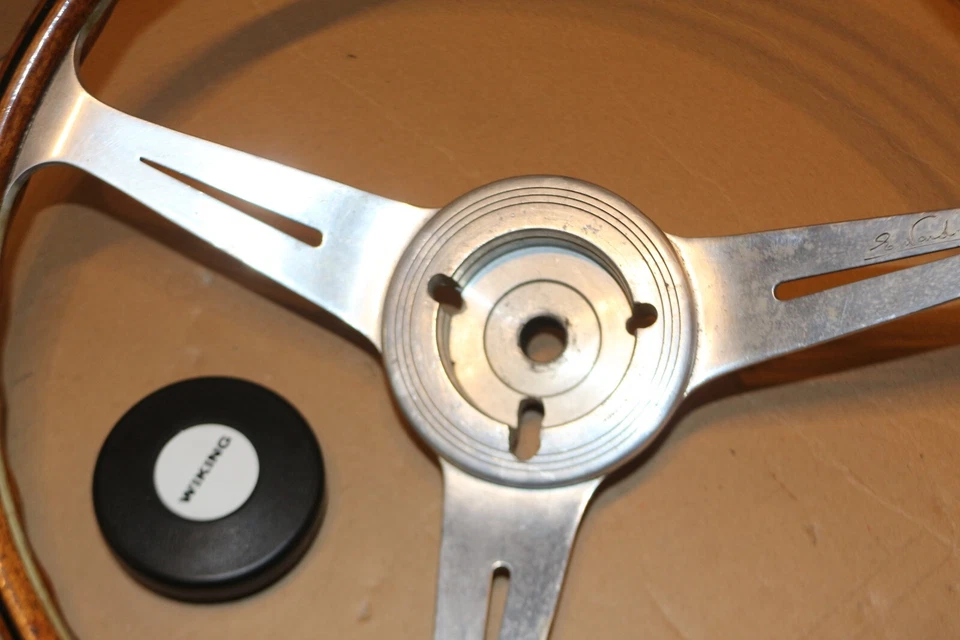 Nardi 66 original Made Italy Holzlenkrad Lenkrad Vintage Selten 42cm - Bild 4 von 4