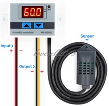 XH-W3005 DC 12V 120W LED Digital Humidity Controller Hygrometer Switch Sensor