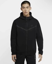 Nike Sportswear Tech Fleece Hooded Jacket Black CU4489-010 Men  s Size XL-3XL