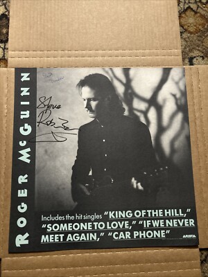 Roger McGuinn Back From Rio Record Store Promo Flat Signed Autographed