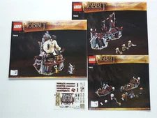 LEGO 79010 Hobbit Goblin King Battle Instruction Manuals Stickers NEW NO BRICKS