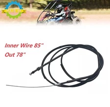 Throttle Cable Out 78" Inner Wire 85" For Coleman KT196 196cc Go Kart HS200GK