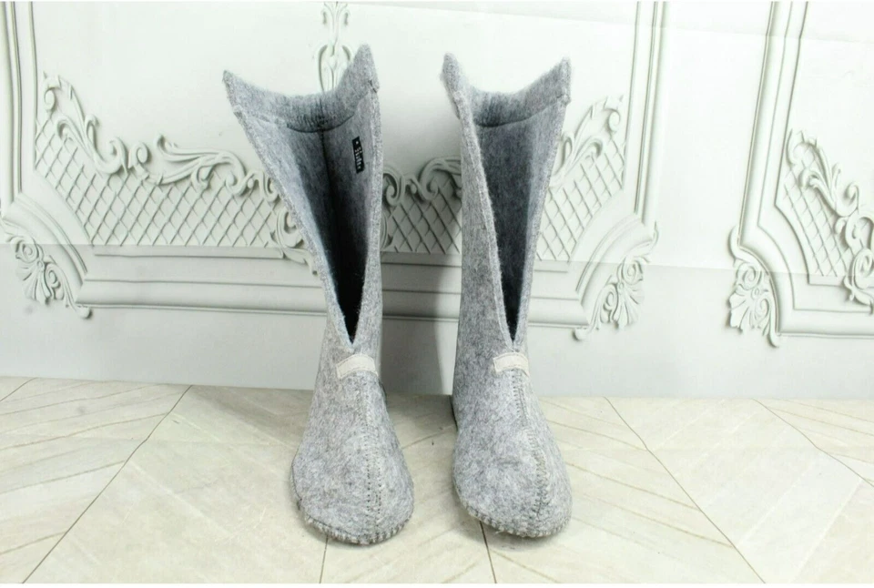 LL Bean Kids Gris Lana Cálido Repuesto Bota Forro Inserciones Talla 2 Foto 4 de 4