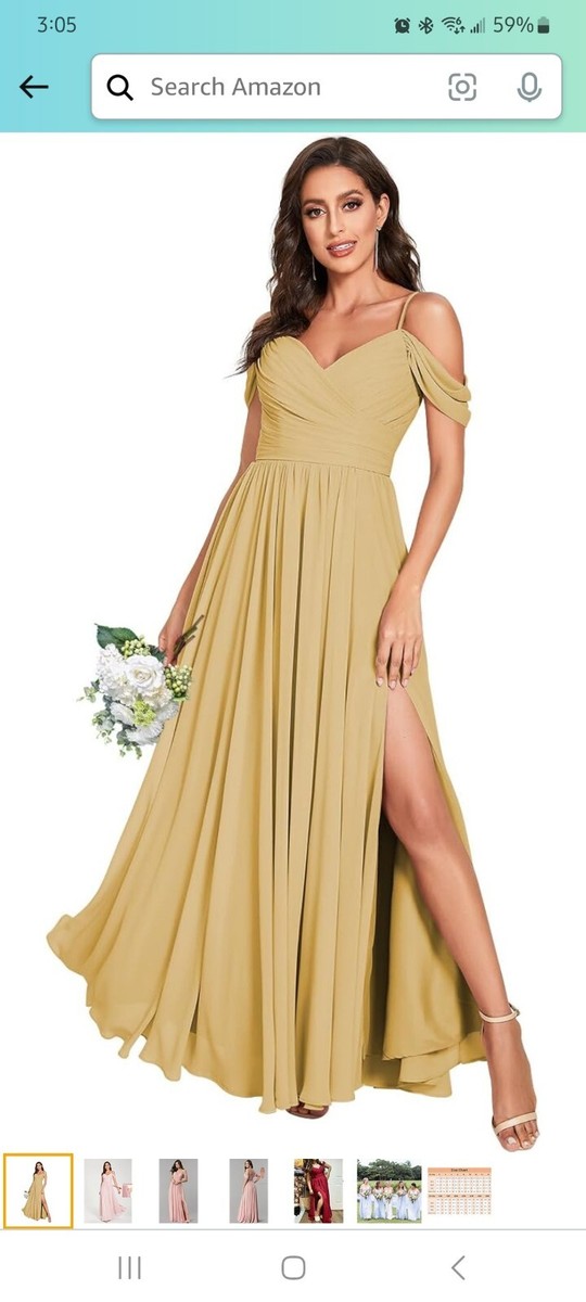 blue dress for baby girl Mustard Yellow Bridesmaid Dresses Mermaid Mismatched – Lisposa main image 0