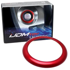 Sports Red Engine Push Start Button Outer Decor Ring Trim For Nissan Infiniti