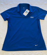 NWT NEW Nike Golf sz MEDIUM Ladies Dri-FIT Polo 637165-431 Women  s Polar Logo