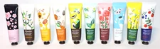 LOT 10 Scented Hand Cream Tubes Set 1oz Ea Avocado Cherry Milk Honey Berry Rose+