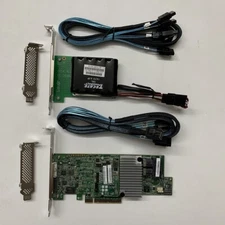 LSI 9361-8i 12Gb/s PCIe 3.0 RAID 1GB CacheVault  LSI00418 +2P 8643 cable Battery
