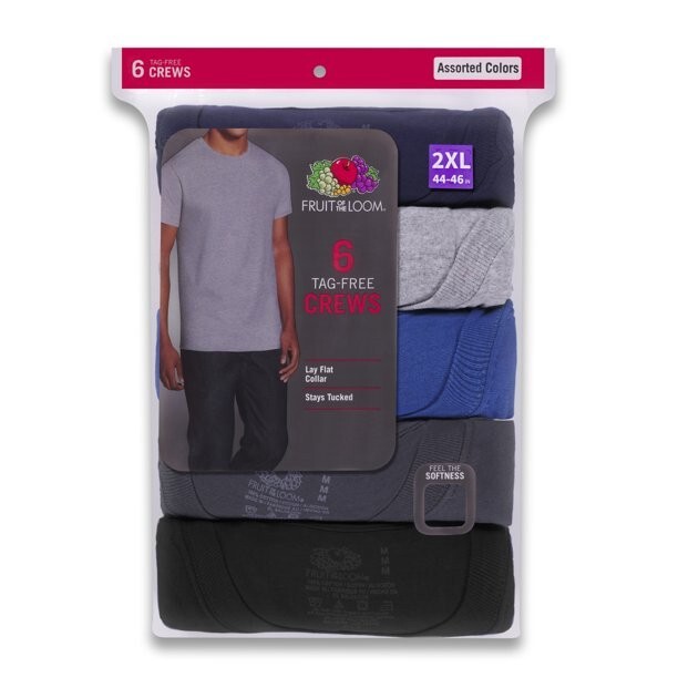 fruit of the loom pocket tees 2xl