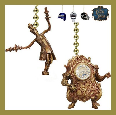 Disney Beauty And The Beast Live Action Movie Characters Ceiling Fan Pulls Cute Ebay