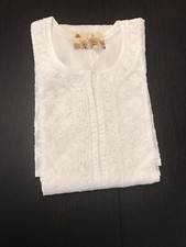 Indian Chikankari/Lucknawi Cotton kurti for women